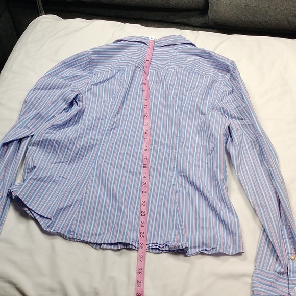 American Eagle outfitters women's long sleeved button down top size 14 - Picture 8 of 11